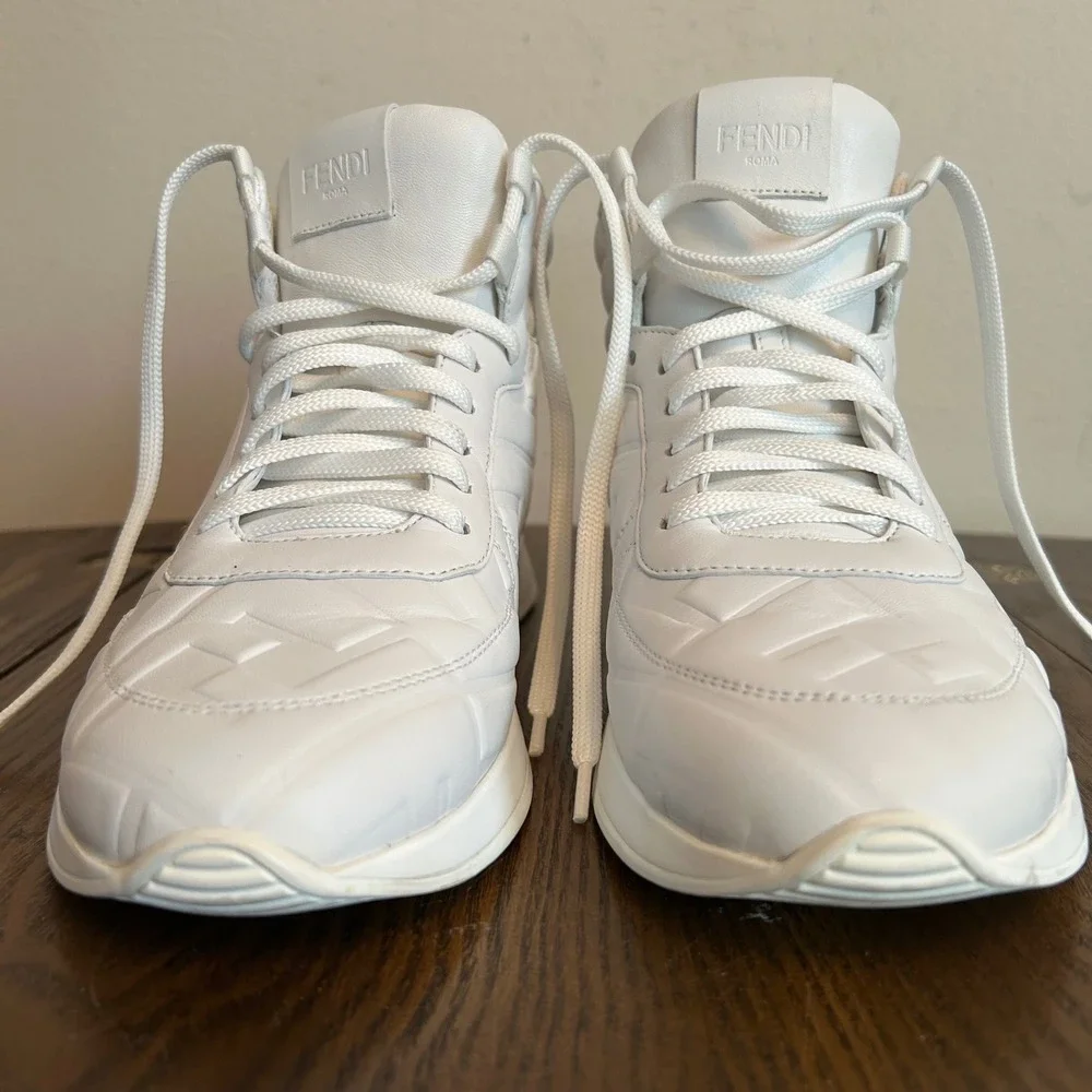 Fendi Sneakers‎ High-Top White Womens 37/7